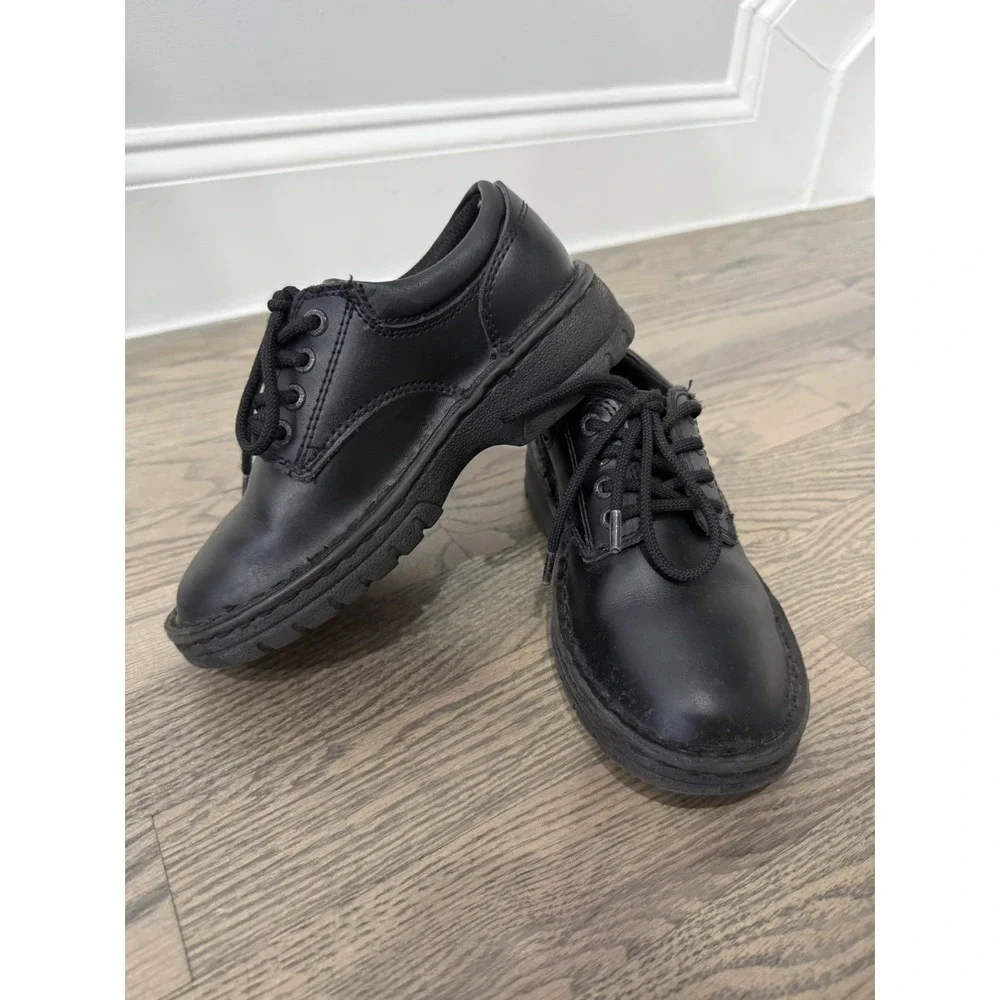 Eastland Plainview Boys Oxford Black Leather Dress Shoes K100-01 Size 12.5M